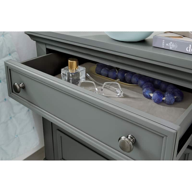 Magnussen Home Charleston Harbor Gray Drawer Nightstand