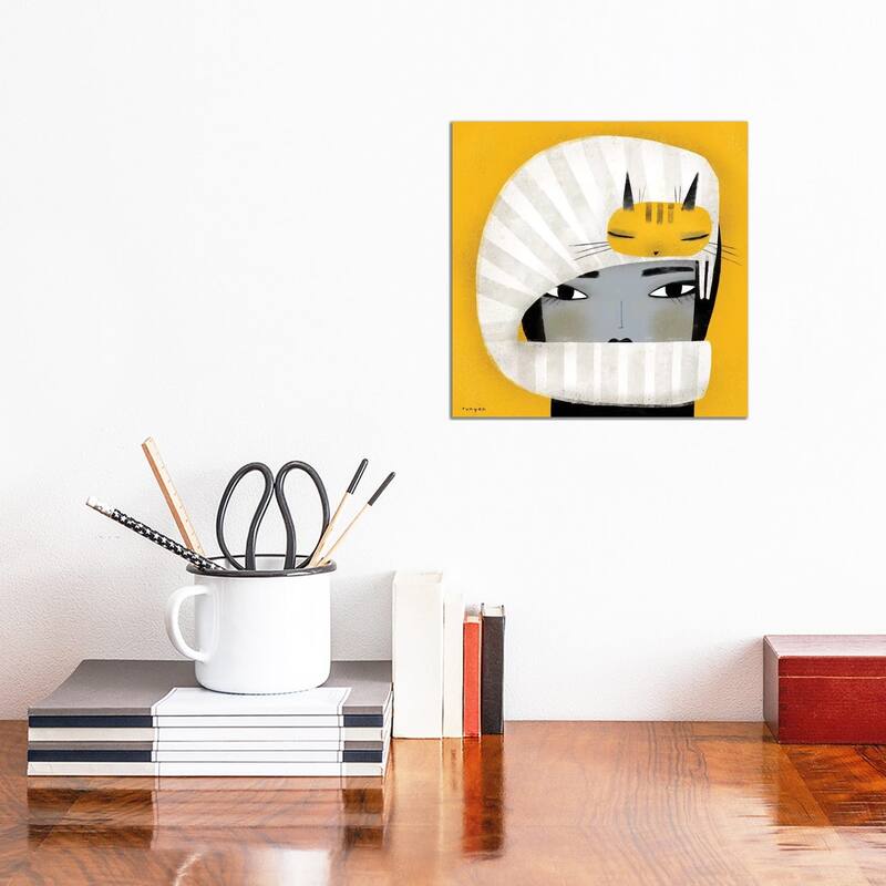 iCanvas "Hat Scarf Combo" by Terry Runyan Canvas Print - 12x12x0.75