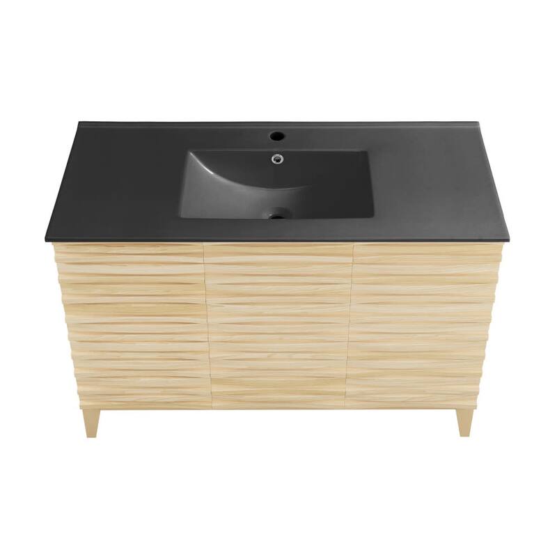 Swiss Madison SM-BV557MB Cascade 48" Free Standing Single Basin Vanity
