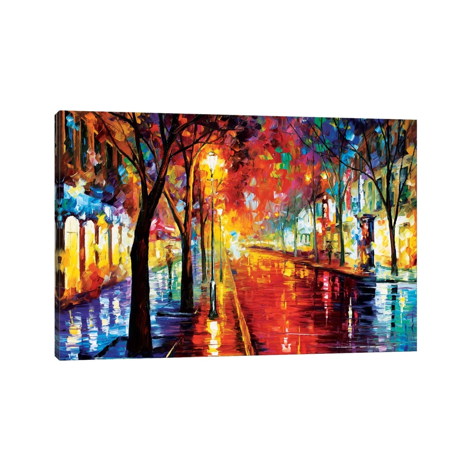 iCanvas "Street Of The Old Town" by Leonid Afremov Canvas Print