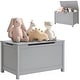 preview thumbnail 8 of 18, Toy Box Toy Storage Chest Bench with Safety Hinged Lid for Ages 3+