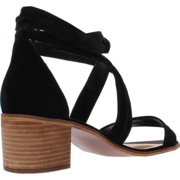 steve madden strappy block heels