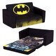 preview thumbnail 2 of 6, Batman Cozee Flip-Out Sofa - 2-in-1 Convertible Sofa to Lounger for Kids by Delta Children