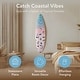 preview thumbnail 18 of 76, American Art Decor Surfboard Plaque Wall Sign