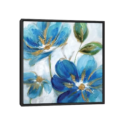iCanvas "Flowering Blues II" by Nan Framed Canvas Print