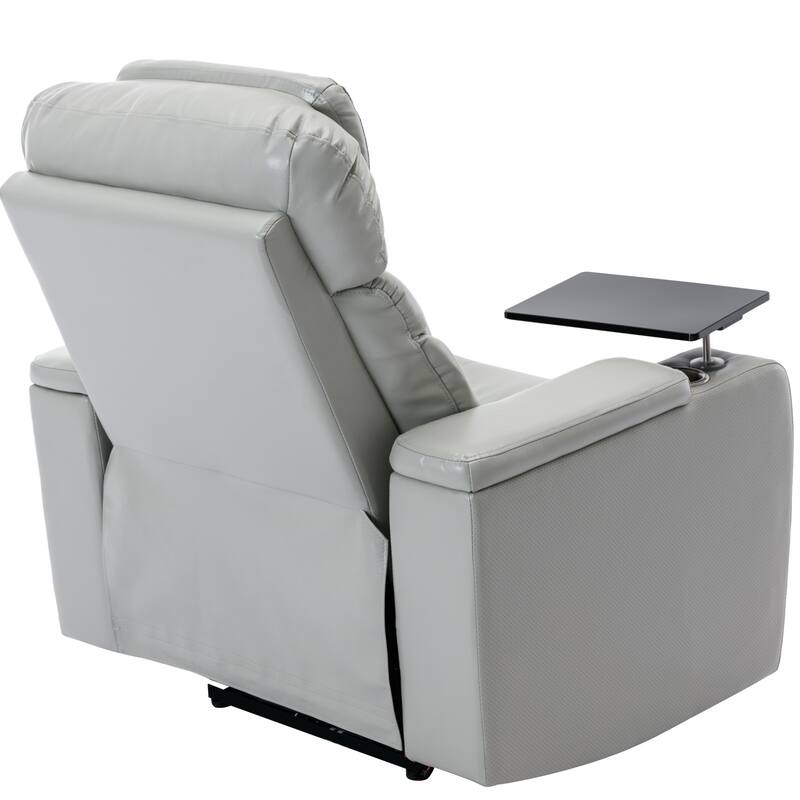 Roomfitters Electric Power Motion Recliner with USB Port, Hidden Arm Storage, Cup Holder, and Bluetooth Speaker