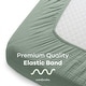 preview thumbnail 28 of 38, Muslin Fitted Bassinet Crib Sheet