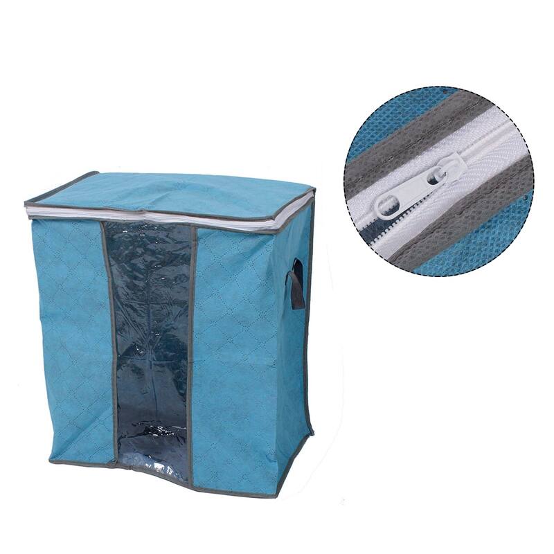 Blanket Pillows Clothes Storage Bag Organizer Container 44 x 28 x 48cm