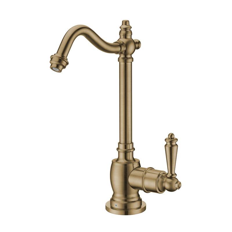 Whitehaus Collection Cold Water Point of Use Faucet - Antique Brass
