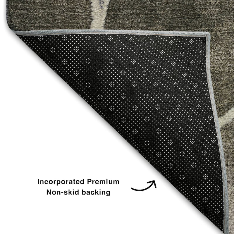 Premium Washable Super Soft Contemporary Cobble Mayfield Rug