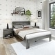 preview thumbnail 10 of 12, Plank and Beam Farmhouse Queen Bed with Plank Headboard