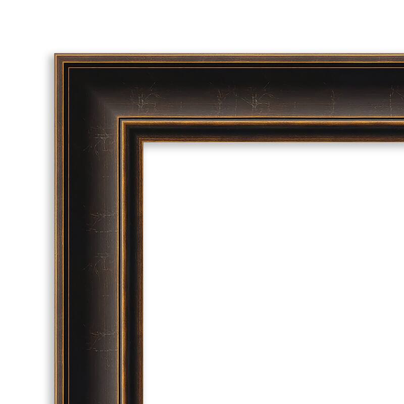 Villa Oil Rubbed Bronze Beveled Wood Framed Wall Mirror - Villa Oil Rubbed Bronze