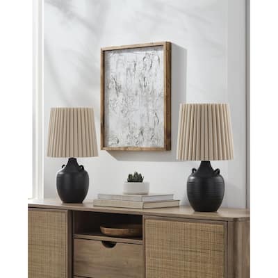 Livabliss Sunken Global Accent Table Lamp (Set of 2)