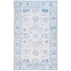 preview thumbnail 14 of 19, SAFAVIEH Tucson Erina Machine Washable Slip Resistant Shabby Chic Rug 3' x 5' - Blue/Beige - Rectangle