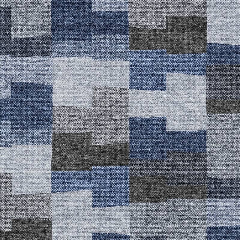 HomeRoots Geometric Transitional Rectangle Outdoor Rug