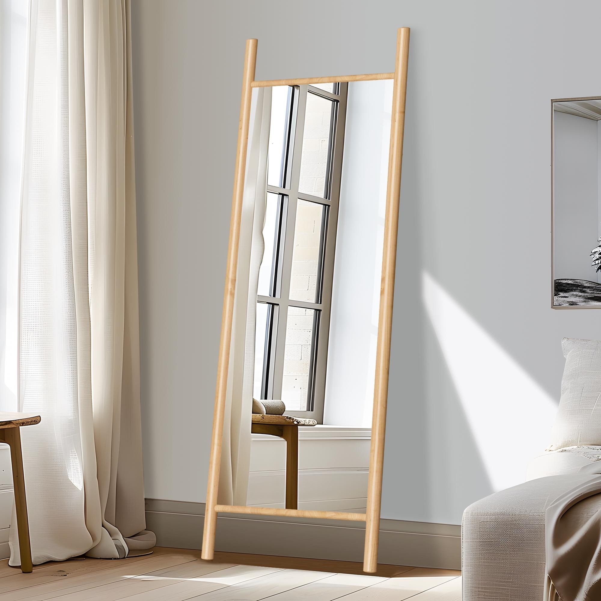 Wooden-Frame-Ladder-Style-Wall