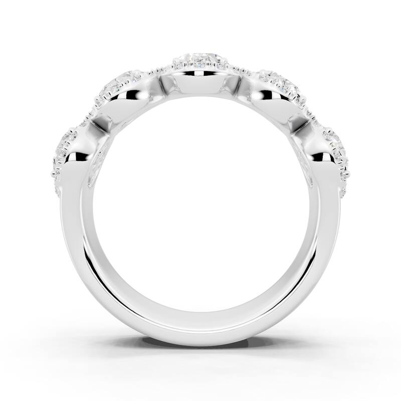 Auriya 14k Gold 2 1/2ctw Lab Grown Diamond Anniversary Ring (E-F VS)