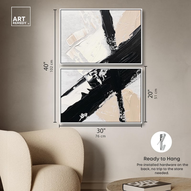 Graphic Impact II Canvas Set of 2 by Art Remedy