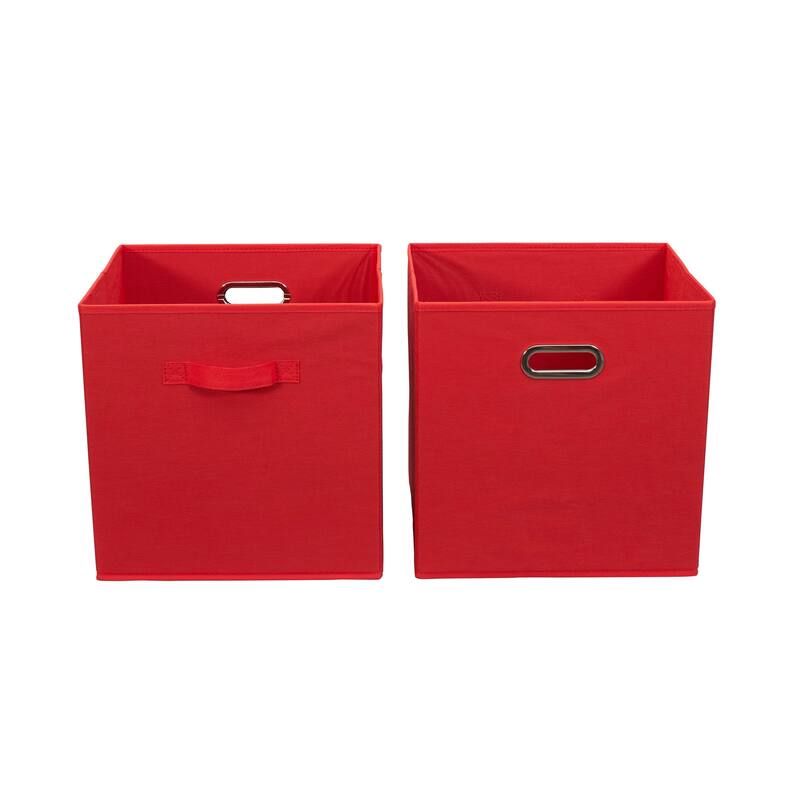Household Essentials Fabric Storage Bins, Set of 2
