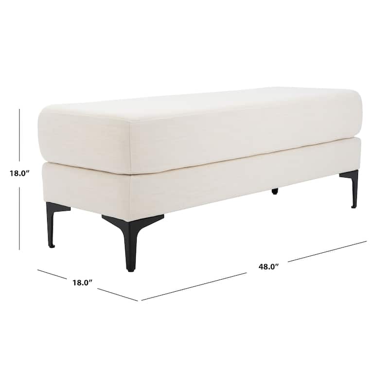SAFAVIEH Elise Rectangular Bench - 48" x 18" x 18"