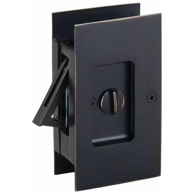 Emtek 2108 Modern Rectangular Privacy Pocket Door Lock