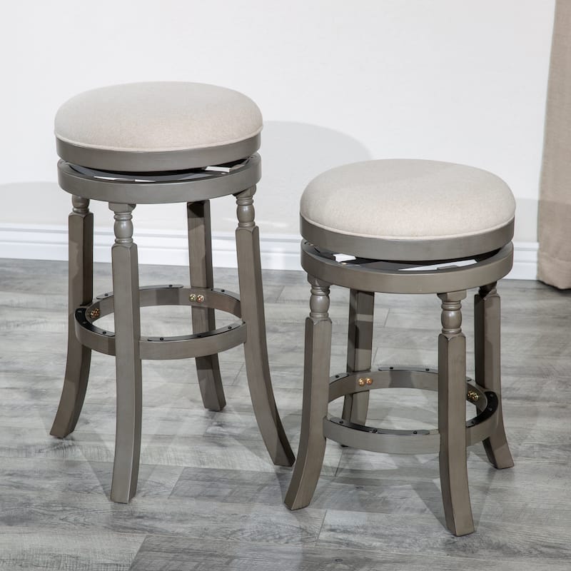 DTY Indoor Living Palmer Lake Backless Swivel Counter or Bar Stool