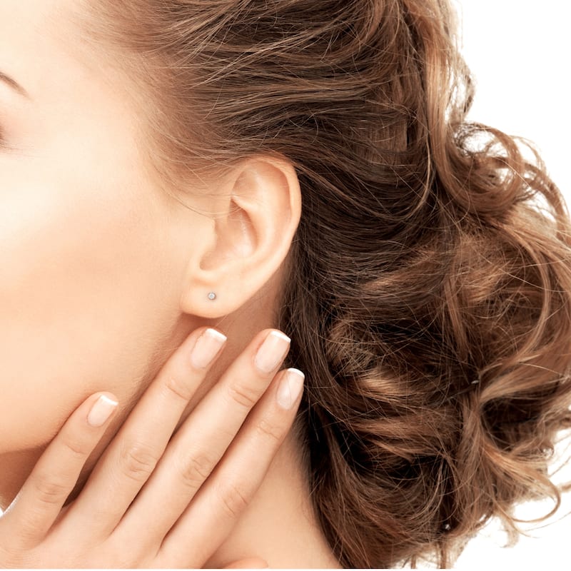 14k Gold 1/4ct TDW Diamond Solitaire Stud Earrings for Women