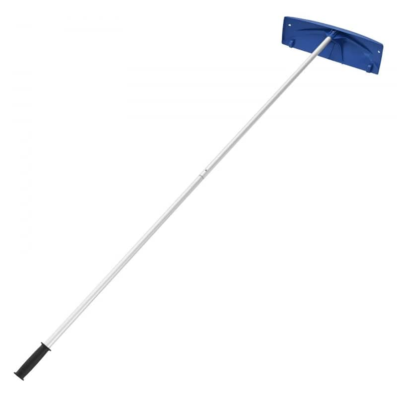 24-Inch Roof Snow Rake with Extendable Aluminum Handle for Efficient Snow Removal - 46.46”-218.50” x 23.62” x 6.10”