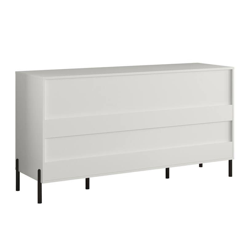 58" Premium Storage Cabinet Dresser - Versatile and Stylish