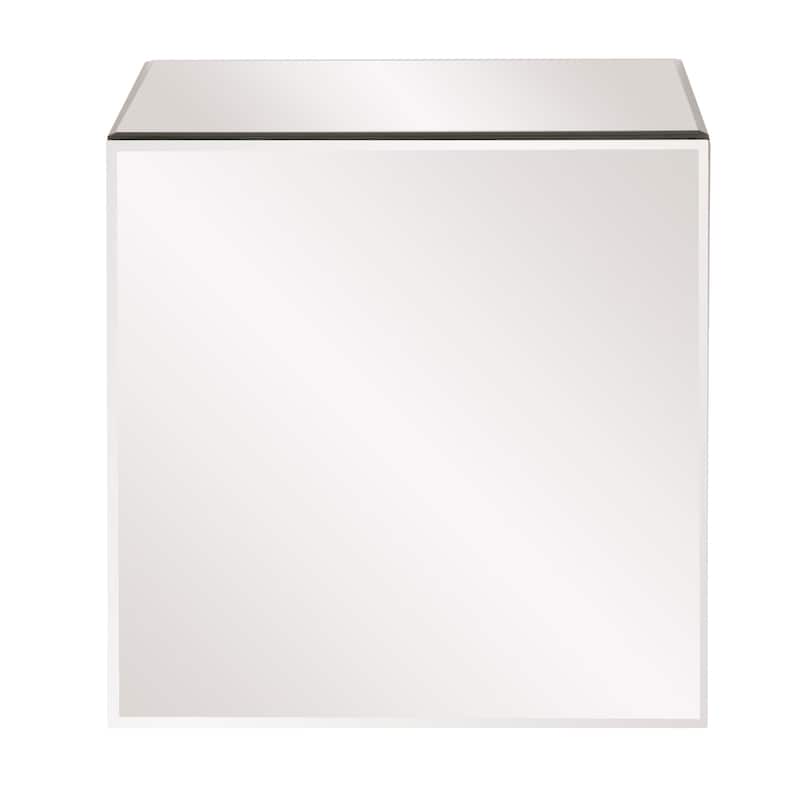 Allan Andrews Silver Orchid Barrett Cube Table - 16 x 16 x 16