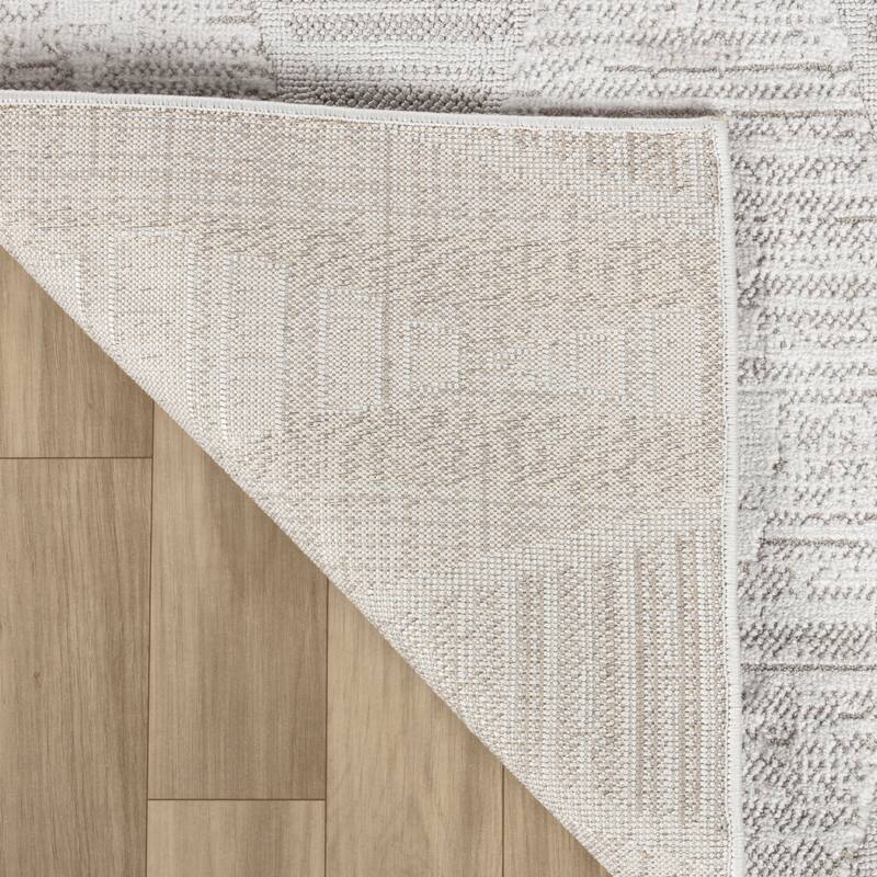 Rug Branch Boho Modern Abstract Grey Indoor Area Rug