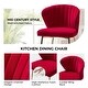 preview thumbnail 73 of 88, Barbara Contemporary Upholstered Side Chair with Small Base Set of 2 by HULALA HOME