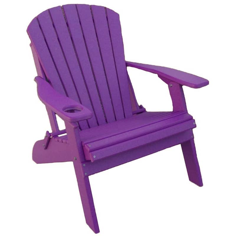 Poly Adirondack Big Boy Chair - Bright Purple