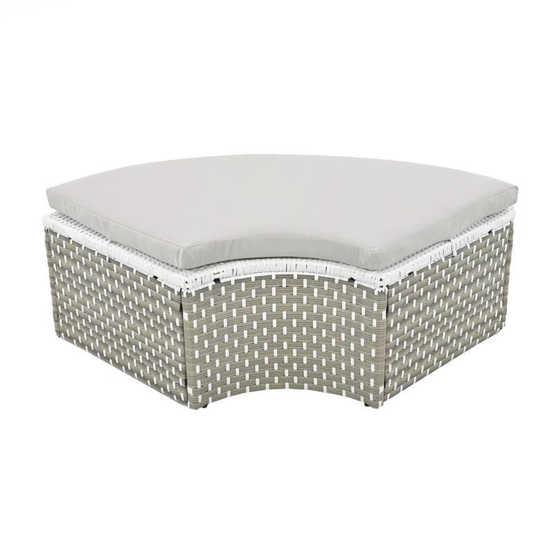 Patio Furniture Round Outdoor Sectional Sofa Set