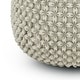 preview thumbnail 25 of 39, WYNDENHALL Vanessa Round Pouf in Velvet Fabric