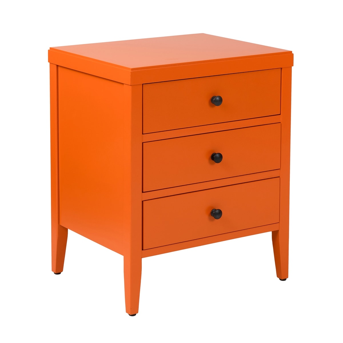 A orange table