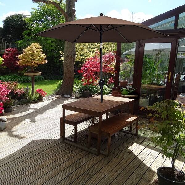 Shop Black Friday Deals On Costway 6 3ft Outdoor Patio Umbrella Sunshade Cover Garden Market Cafe On Sale Overstock 26390827