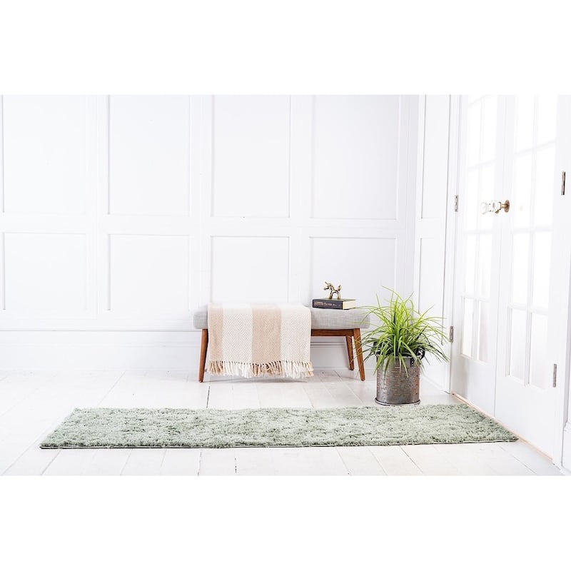 Shag Milson Collection Area Rug