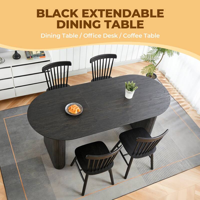 Extendable Multi Function Table MDF Top for Dining Office and Coffee