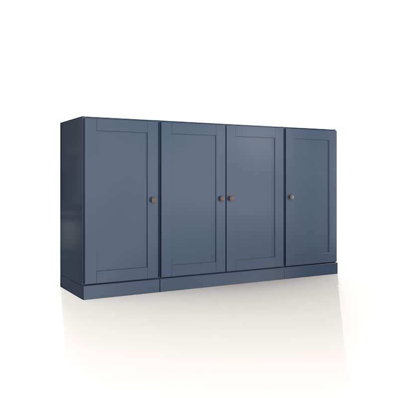 Palace Imports 100% Solid Wood 65" Sideboard with Shaker Doors and Adjustable Shelves