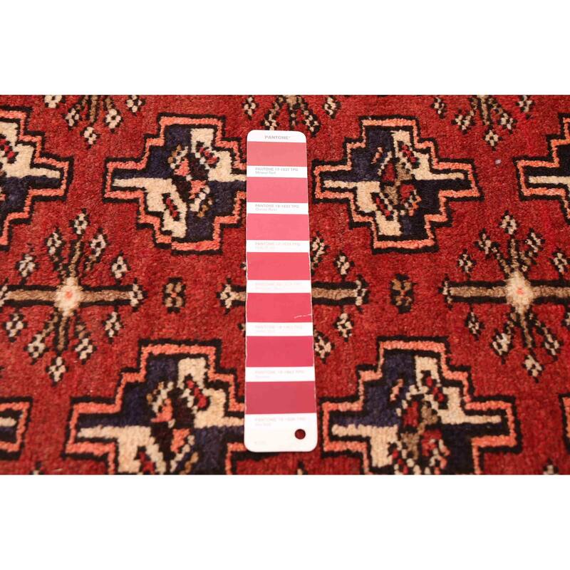 ECARPETGALLERY Hand-knotted Anadol Dark Red Wool Rug - 3'6 x 5'8