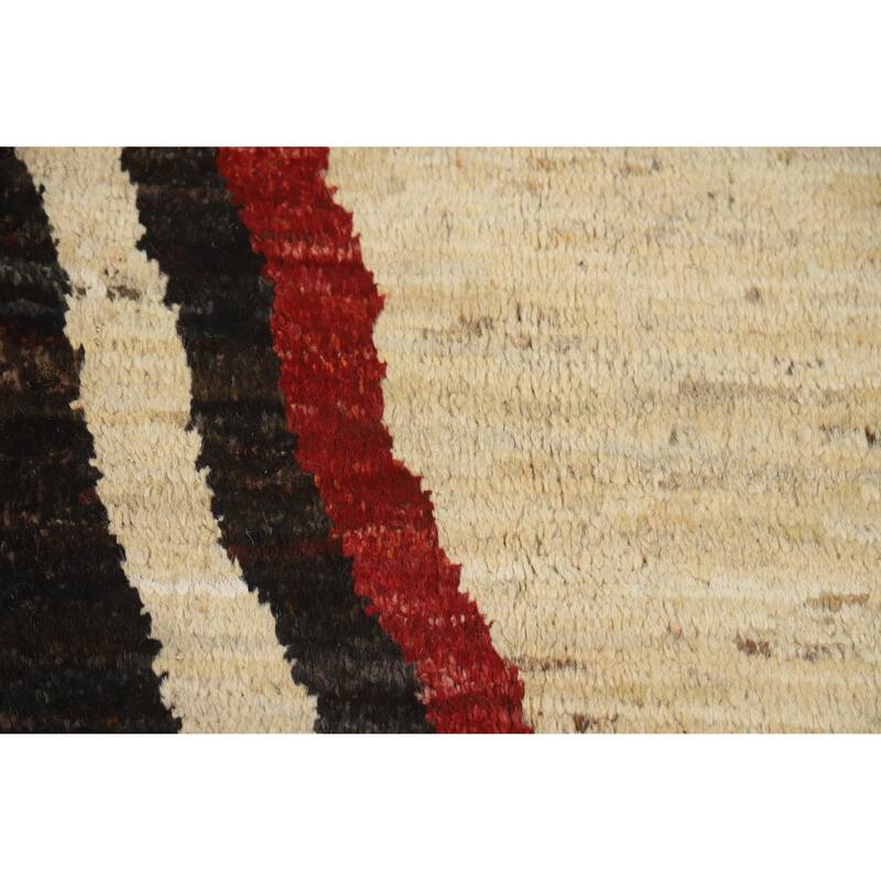 Moroccan Oriental Area Rug Handmade Bedroom Wool Carpet - 8'6" x 9'11"