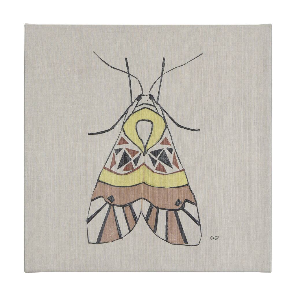 Moth II (30 x 30 ) Canvas Art Print