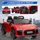 preview thumbnail 6 of 41, 12V Kids Ride On Toy Car, Licensed by Audi Toy Car with Remote Control