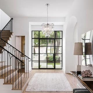 Halcyon Medium Three Tier Chandelier (Gold or Silver)