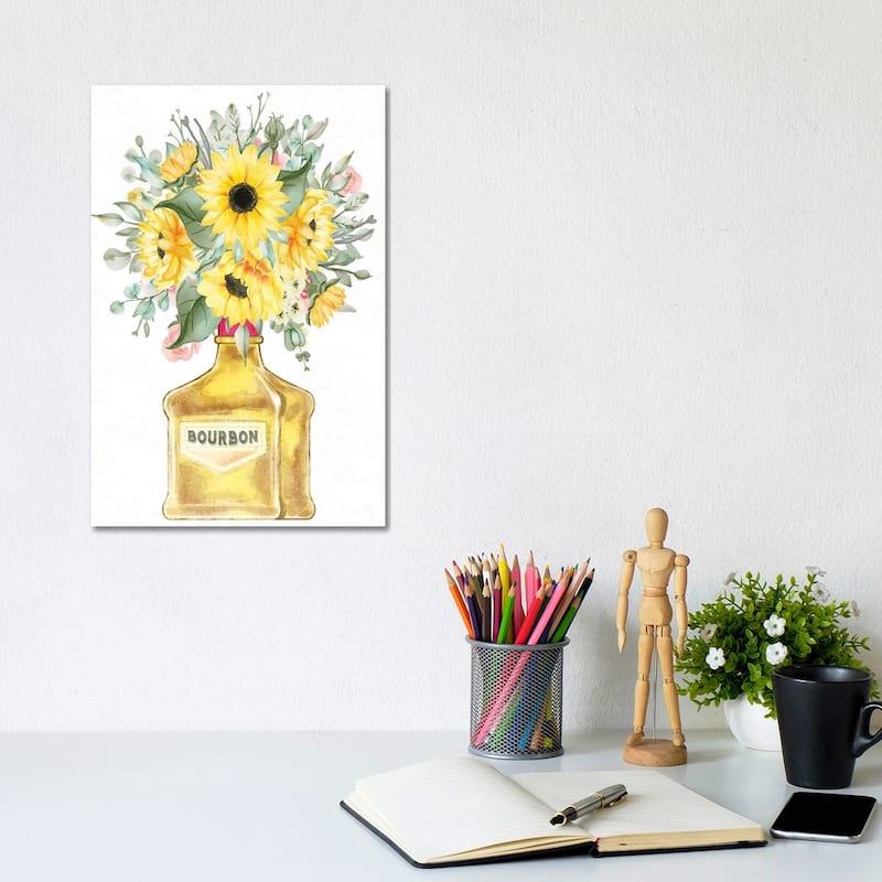 iCanvas "Bourbon Floral" by Kimberly Allen Canvas Print - 12x8x0.75
