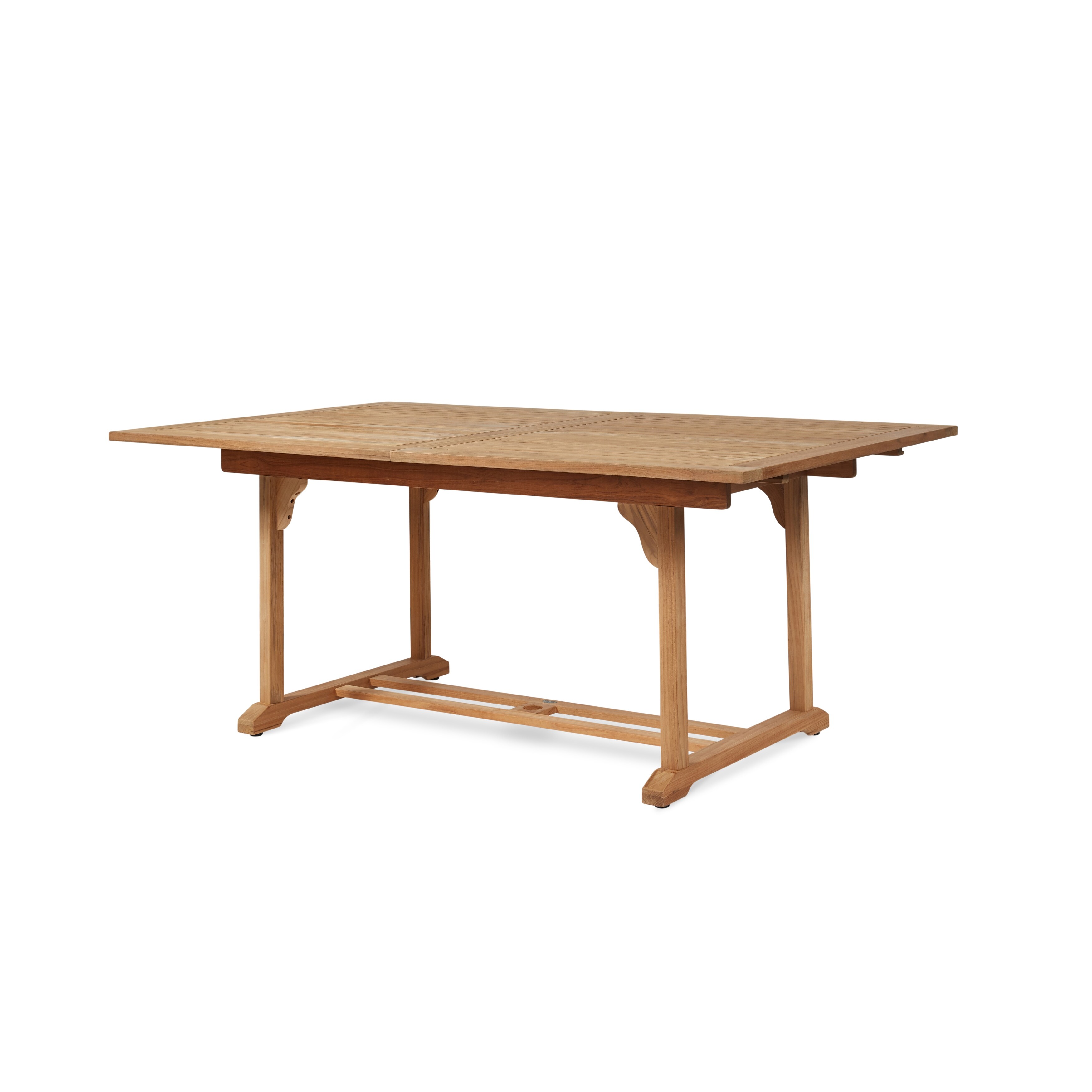 Dalton Rectangular Teak Outdoor Dining Table With Extension Dalton Rectangular Teak Outdoor