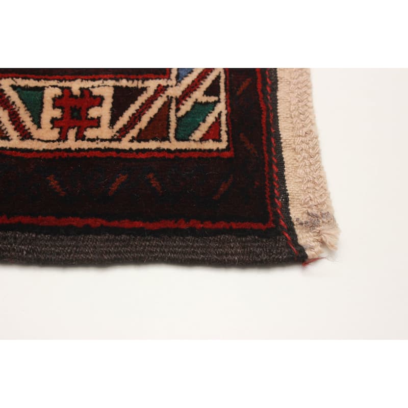 Teimani Red Rug 3'1" x 4'10" - 3'1 x 4'10