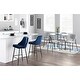 preview thumbnail 49 of 48, Silver Orchid Naldi Contemporary Black Counter Stool (Set of 2) - N/A