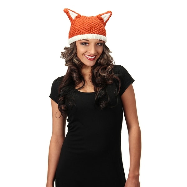 Sly Fox Knit Beanie Costume Hat